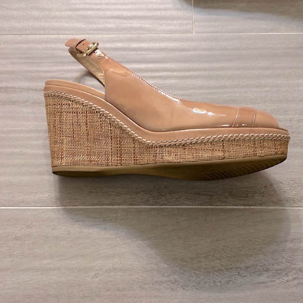 Stuart Weitzman Wedge Sandals Size 8 - image 6